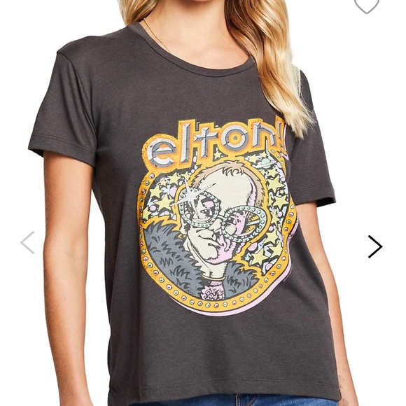Chaser Tops - NWT Chaser Elton John Graphic T-Shirt